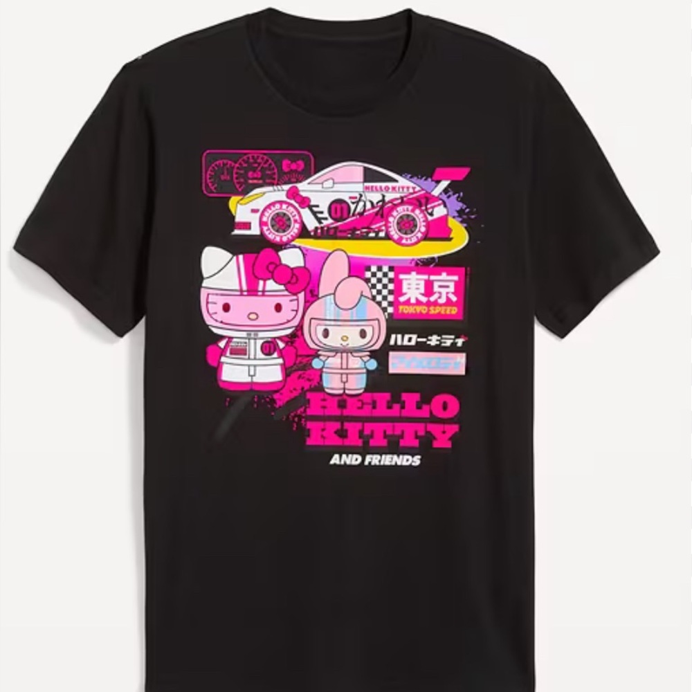 Hello Kitty Black and Pink XS  T-Shirt